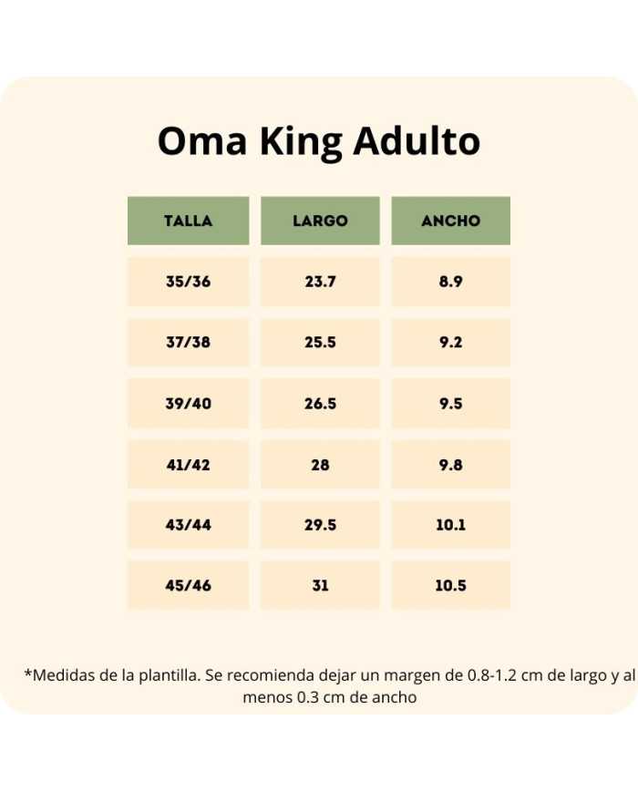 Chinelos de casa descalços para adultos Oma King Gris