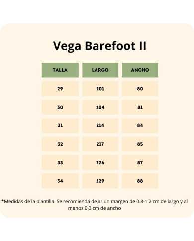 Botín infantil Vega Barefoot Urban Dino