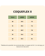 Colegiales doble velcro Marino Coqueflex