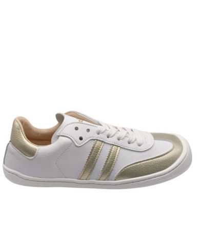 Deportivas adulto Flexinens Blanco y dorado