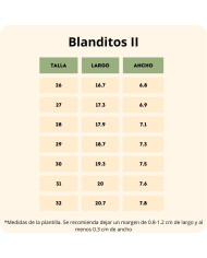Deportiva Blanditos Rio suela azul