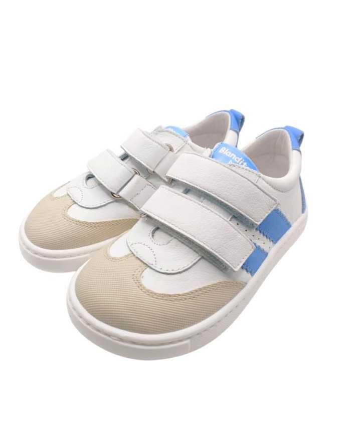 Deportiva Blanditos Marea Azul y Beige