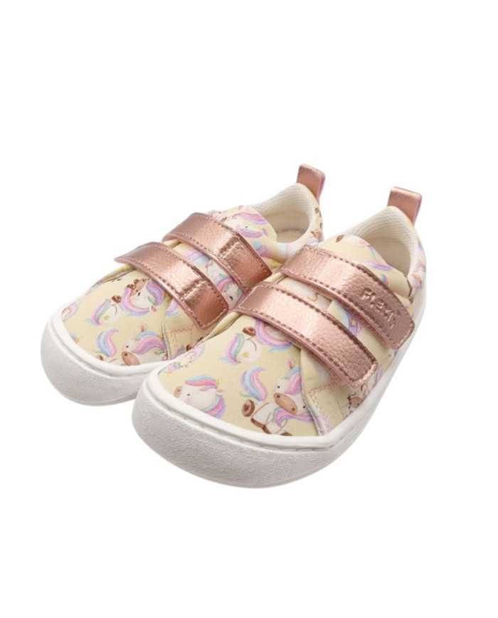 Deportivas Flexinens Seaqual Unicornio Crema