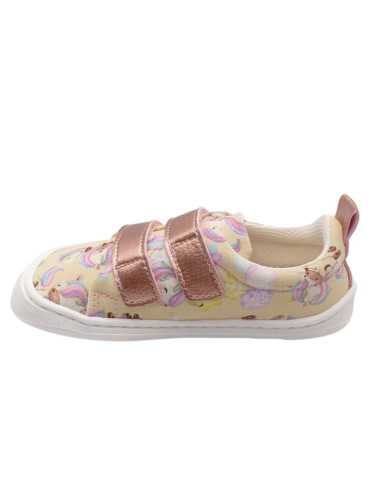 Deportivas Flexinens Seaqual Unicornio Crema