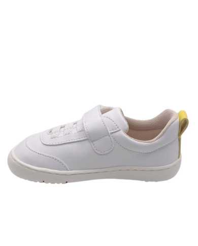 Deportiva Coqueflex Combi Plata/amarillo