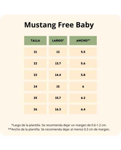 Sandalias Mustang Free Baby Azul