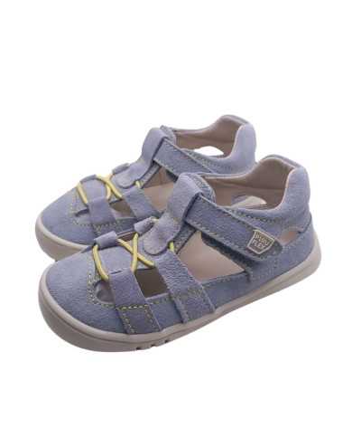 Sandalia deportiva serraje Piruflex Azul