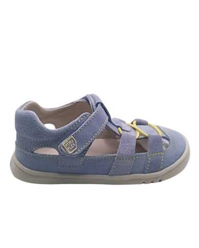 Sandalia deportiva serraje Piruflex Azul