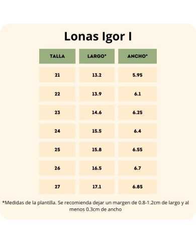 Lona Igor doble velcro Dijon
