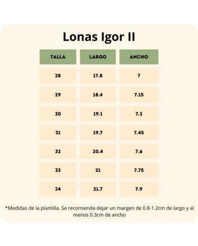 Lona Igor doble velcro Dijon