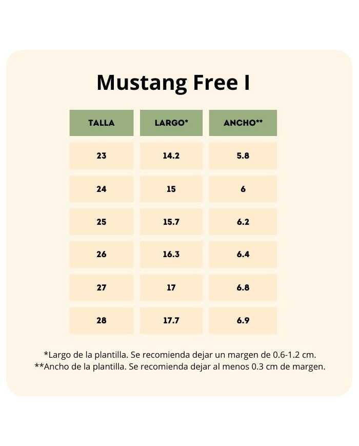 Mustang Free Knitting Nude