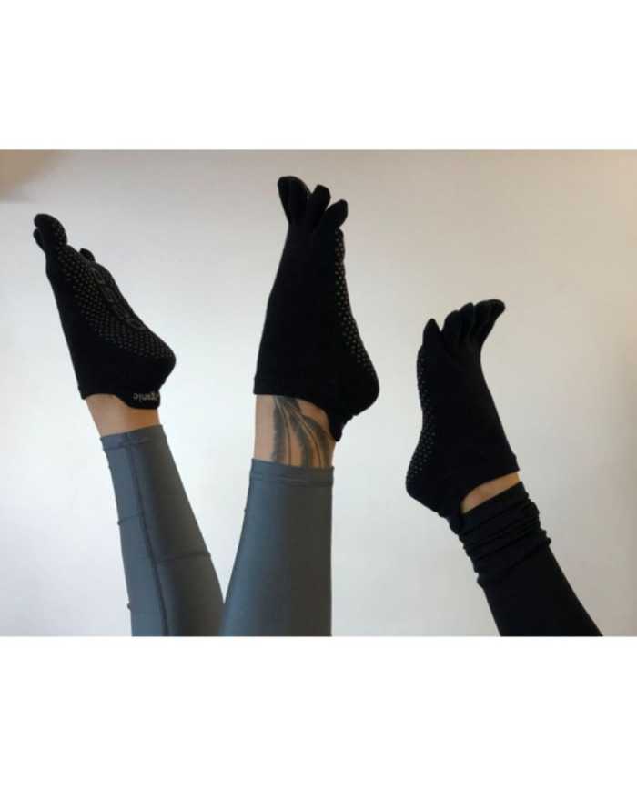 Meias antislip 5 Dedos Preto