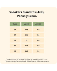 Deportivas Blanditos Venus Agua