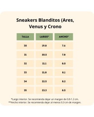 Deportivas Blanditos Venus Agua
