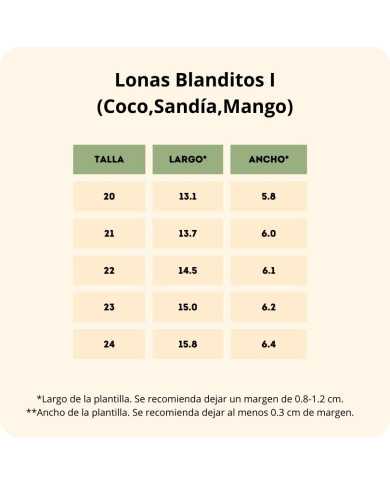 Tenis de lona Blanditos Coco Bege