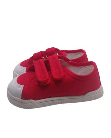 Tenis de lona Blanditos Coco Vermelho