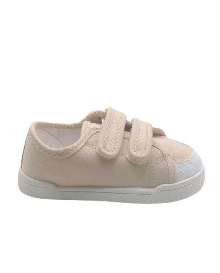 Tenis de lona Blanditos Coco Bege