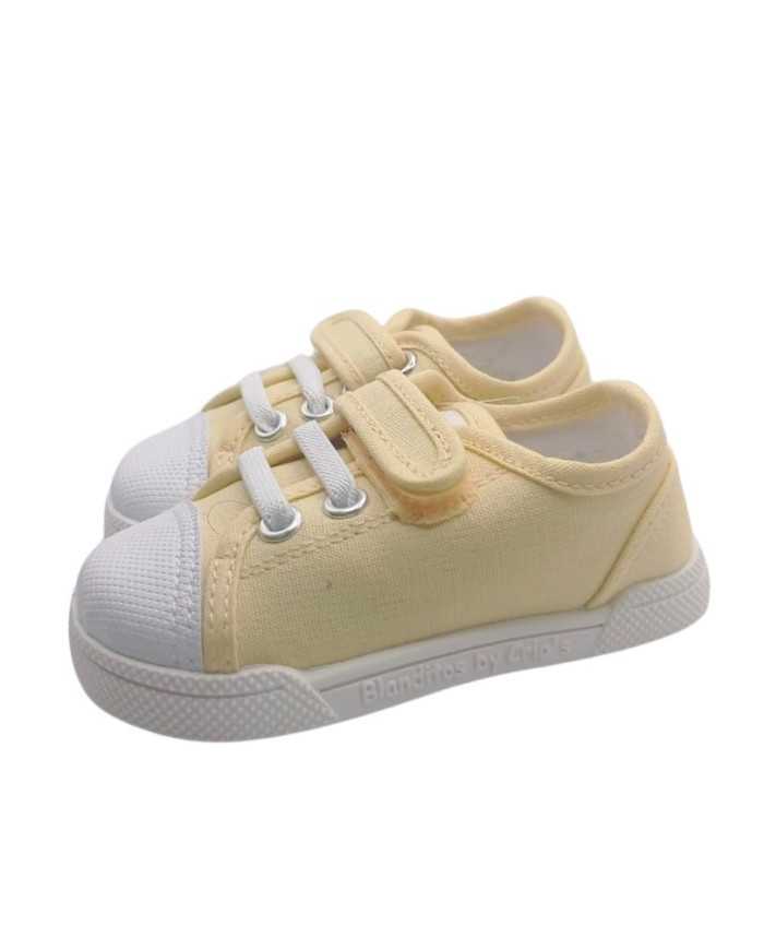 Tenis de lona Blanditos Melancia Amarelo