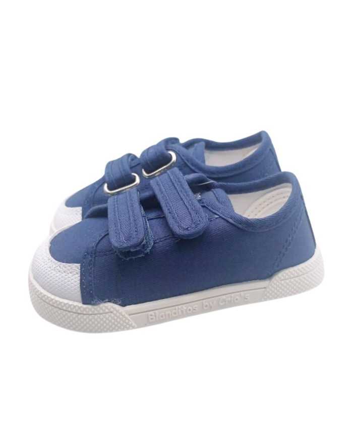 Tenis de lona Blanditos Coco Navy