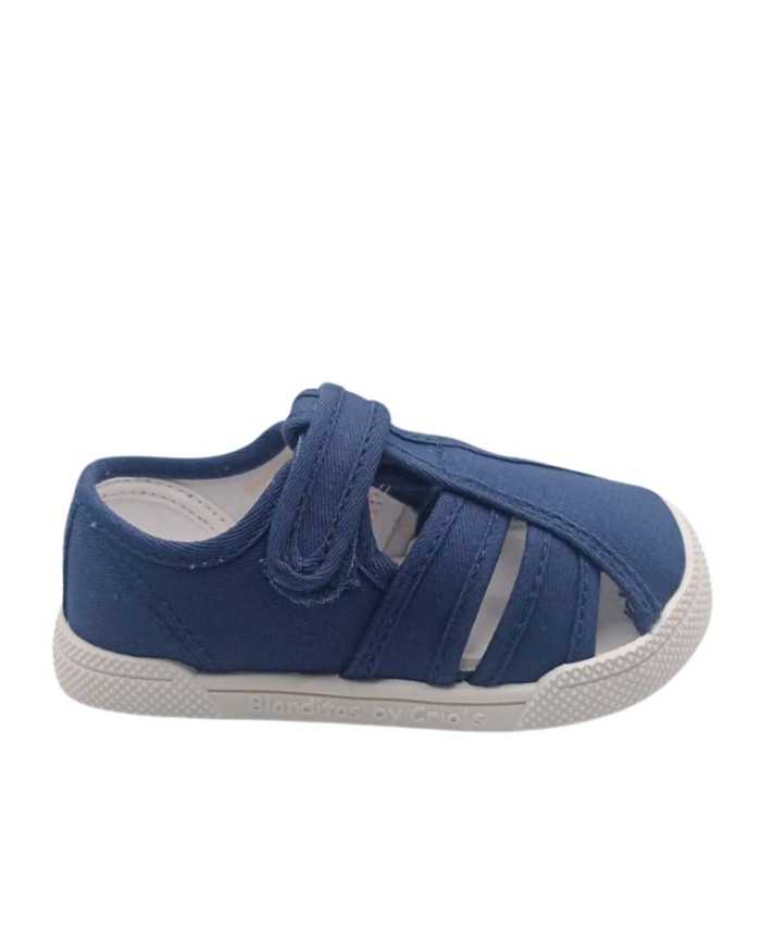 Sandalias de Lona Blanditos Mango Navy