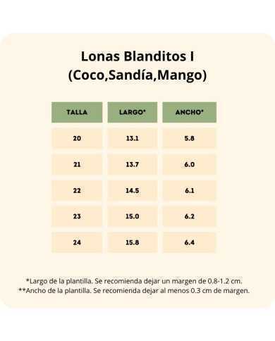 Sandalias de Lona Blanditos Mango Amarillo