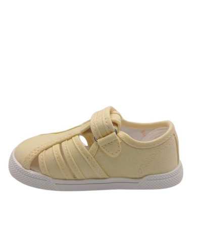 Sandalias de Lona Blanditos Mango Amarillo