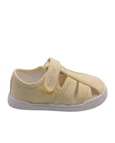 Sandálias de lona Blanditos Mango Amarelo