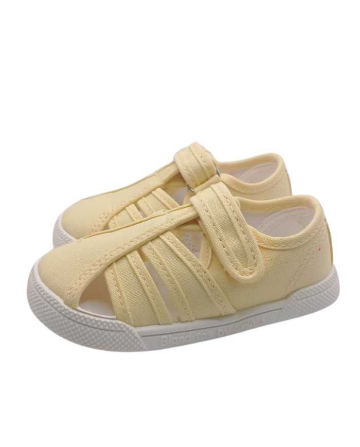 Sandalias de Lona Blanditos Mango Amarillo