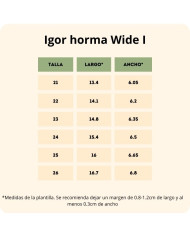 copy of Tenis de lona Igor Barefoot Wide Topo