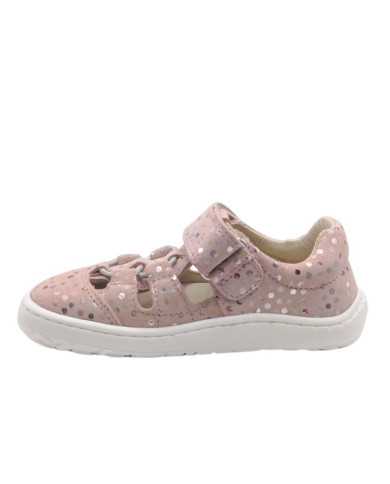 Sandálias Froddo Barefoot elástico Rosa