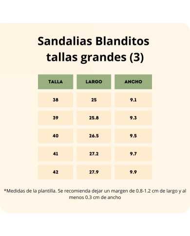 Sandalias Blanditos Itaca mujer y niña Blanco