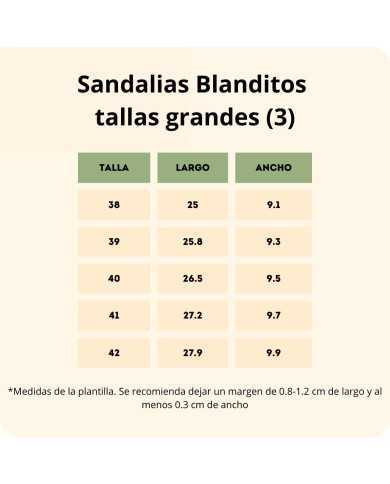 Sandalias Adulto Blanditos Timón Cuero