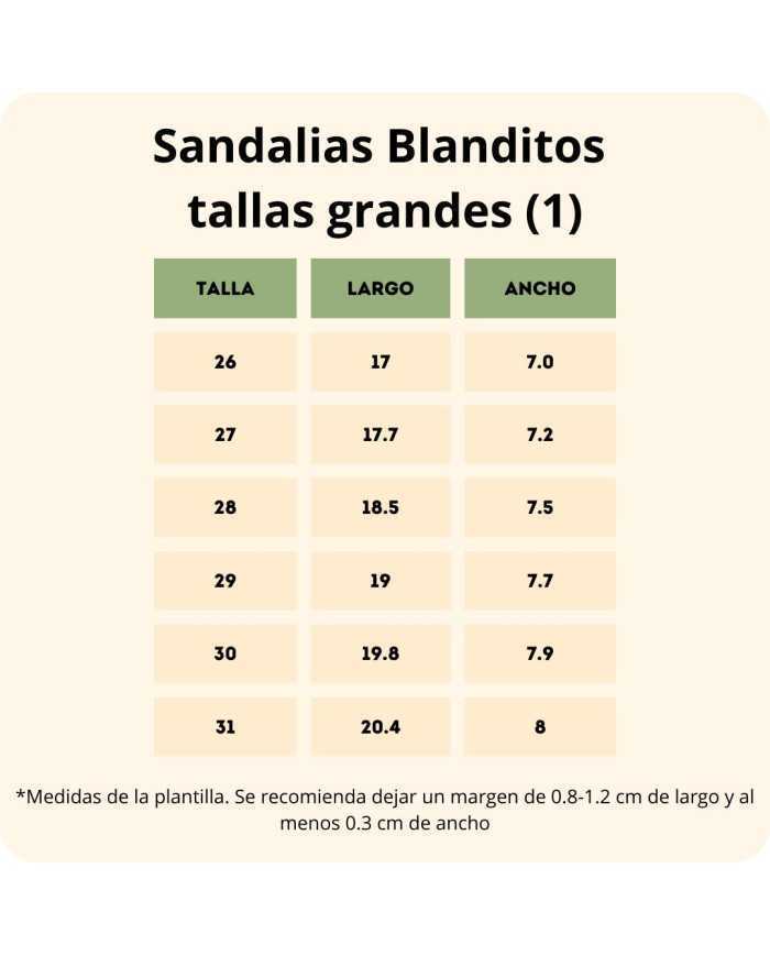 Sandálias Blanditos Timón Areia