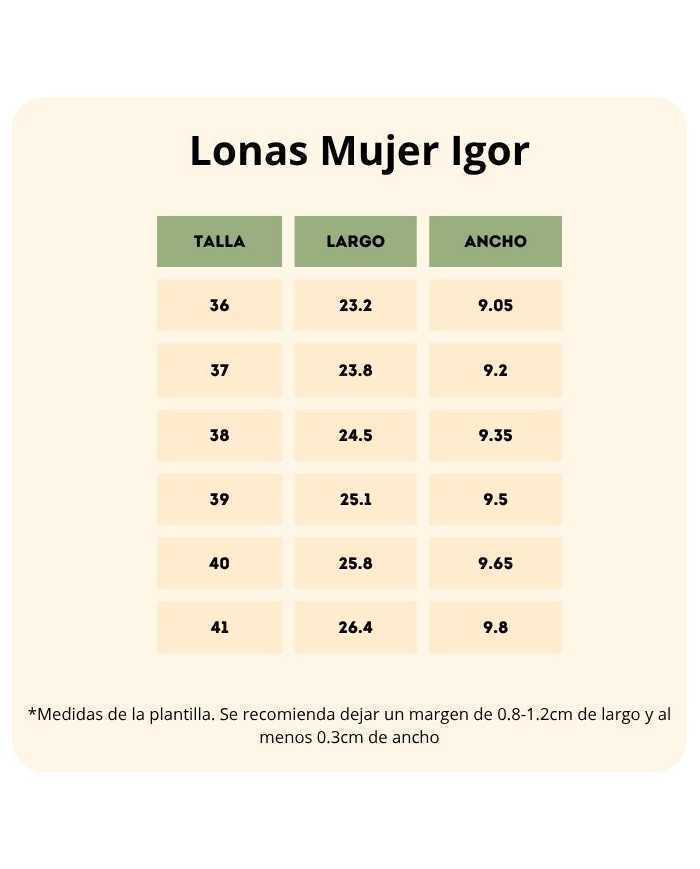 Lonas Mujer Igor Blanco