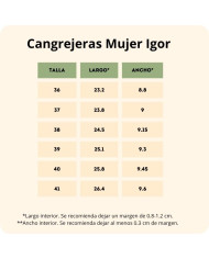 Cangrejeras barefoot Mujer IGOR Verde