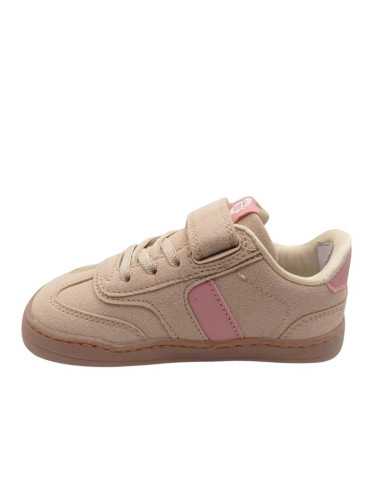 Tenis Mustang Free elástico Nude/Rosa