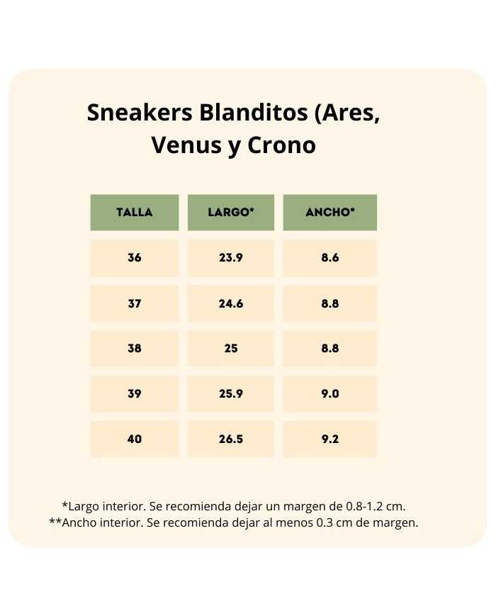 Deportivas Blanditos Ares Blanco