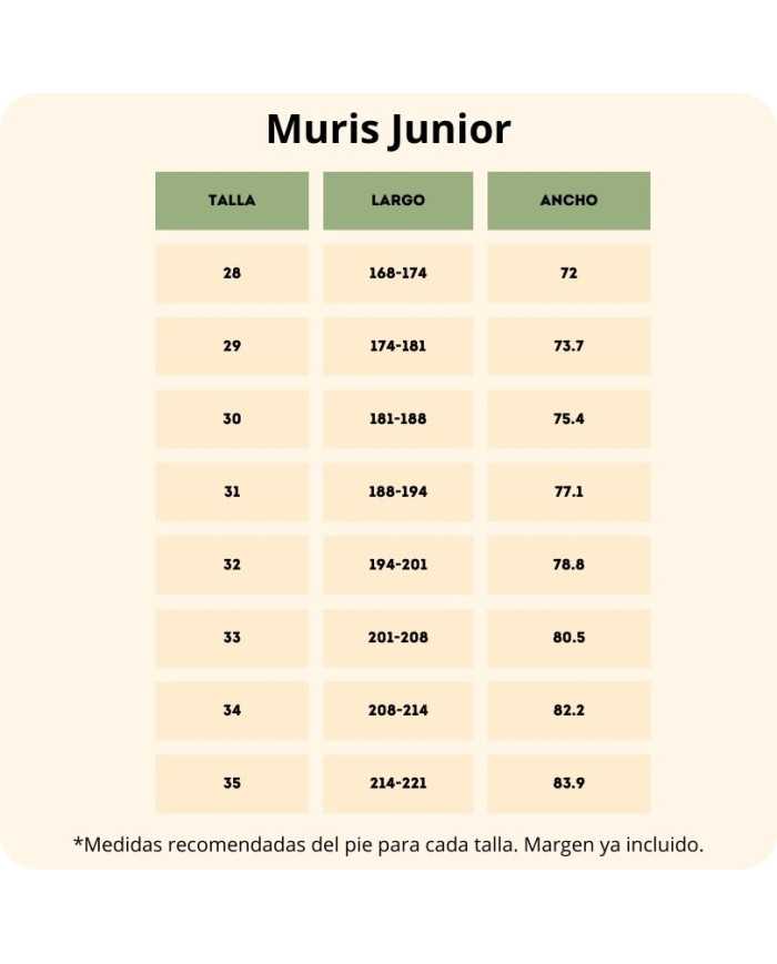 Merceditas colegiales Muris Siena Junior